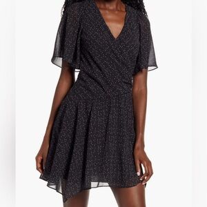 ✅New “All in Favor”Flutter Sleeve
Black White Polka Dots Dress